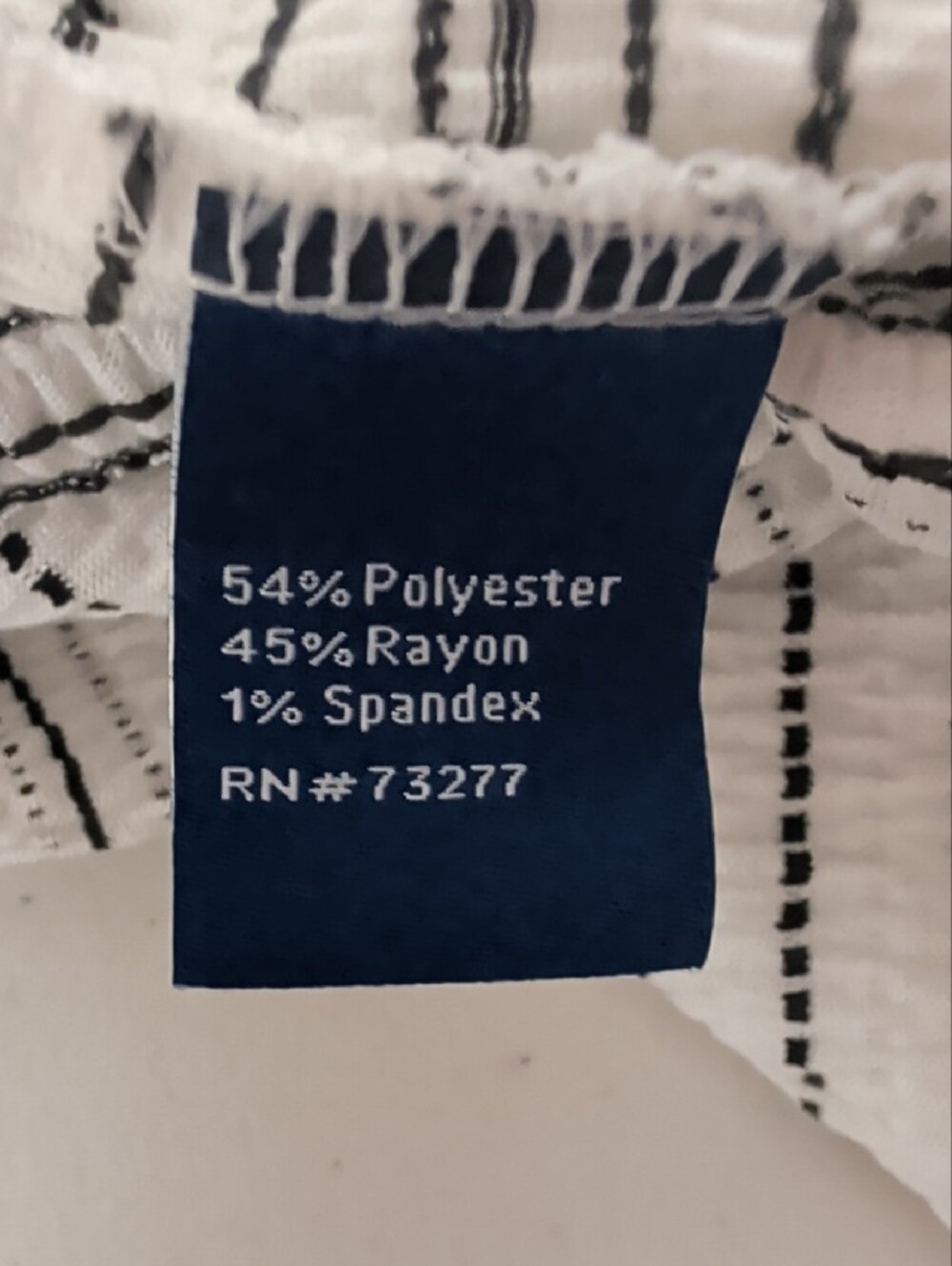 Apt. 9 White Knit Top with Black Stripes - Picture 6 of 6